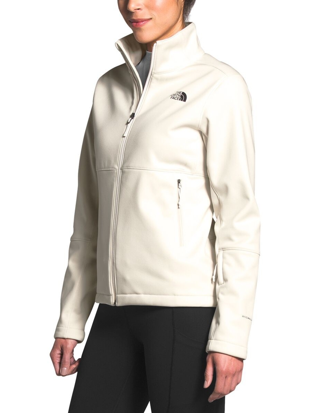 The North Face Apex Softshell Jacket In Cream/Off White Excellent Condition